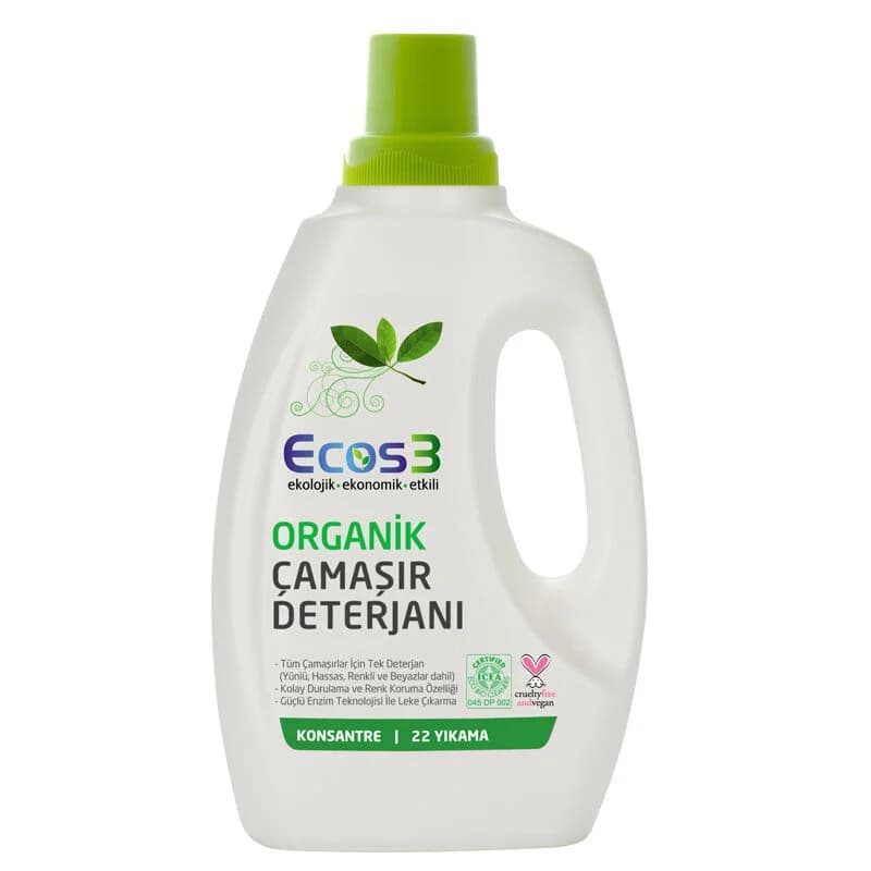 Ecos3 منظف الغسيل فائق التركيز إيكوس3 سعة 750 مل تنظيف صديق للبيئة