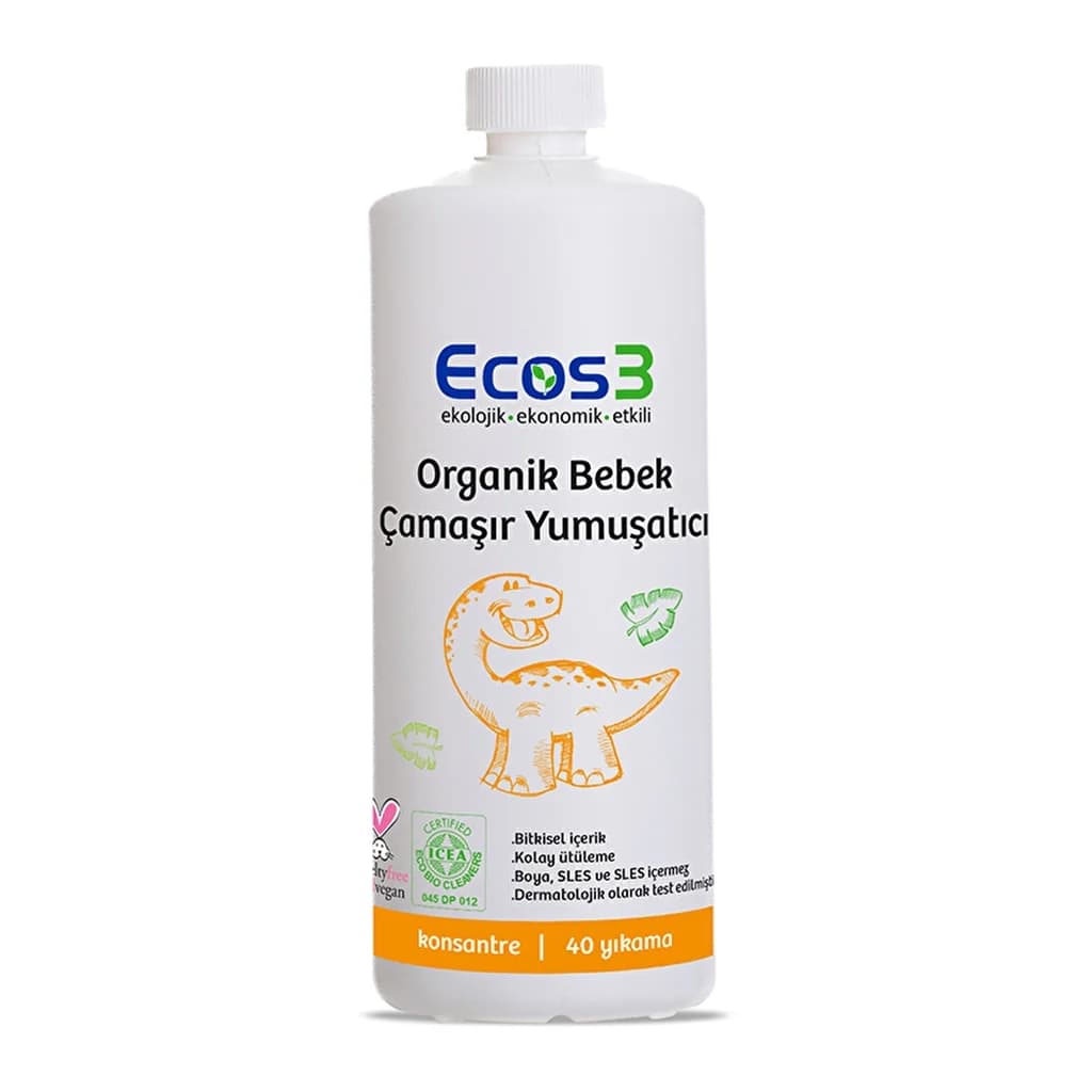 Ecos3 منعم الأقمشة إيكوس 3 للأطفال 1000 مل