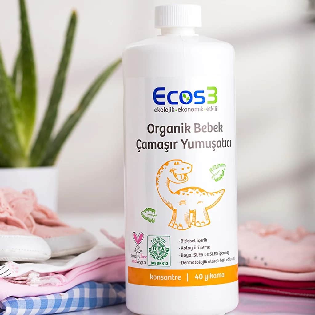 Ecos3 منعم الأقمشة إيكوس 3 للأطفال 1000 مل