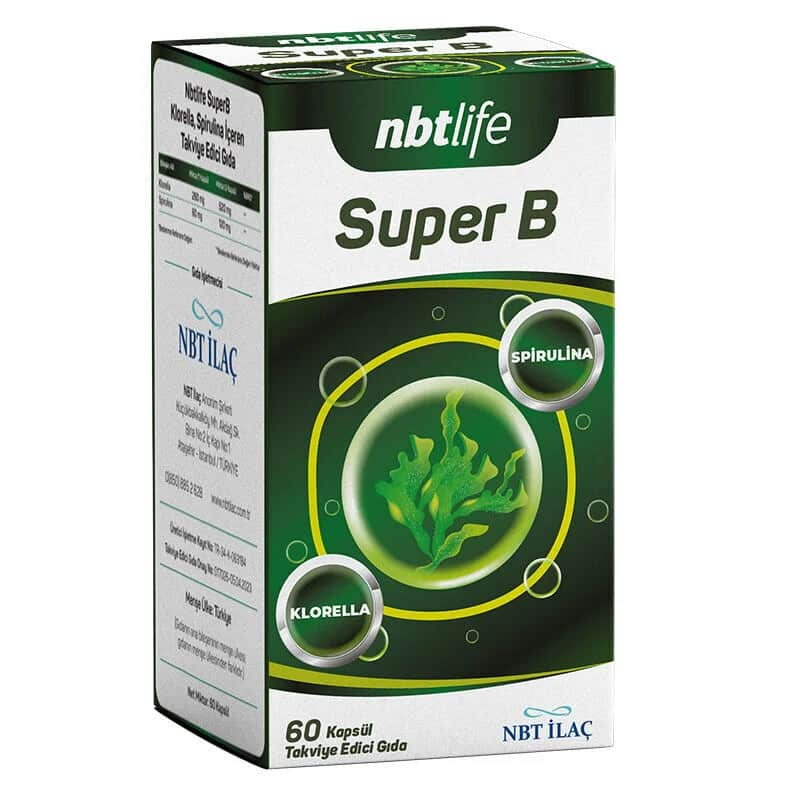 NBT Life مكمل غذائي سوبر بي من إن بي تي لايف، 60 كبسولة