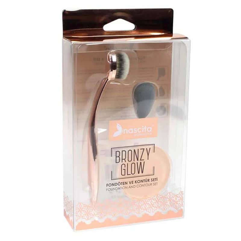 Nascita Bronzy Glow Foundation And Contour Set Of 3