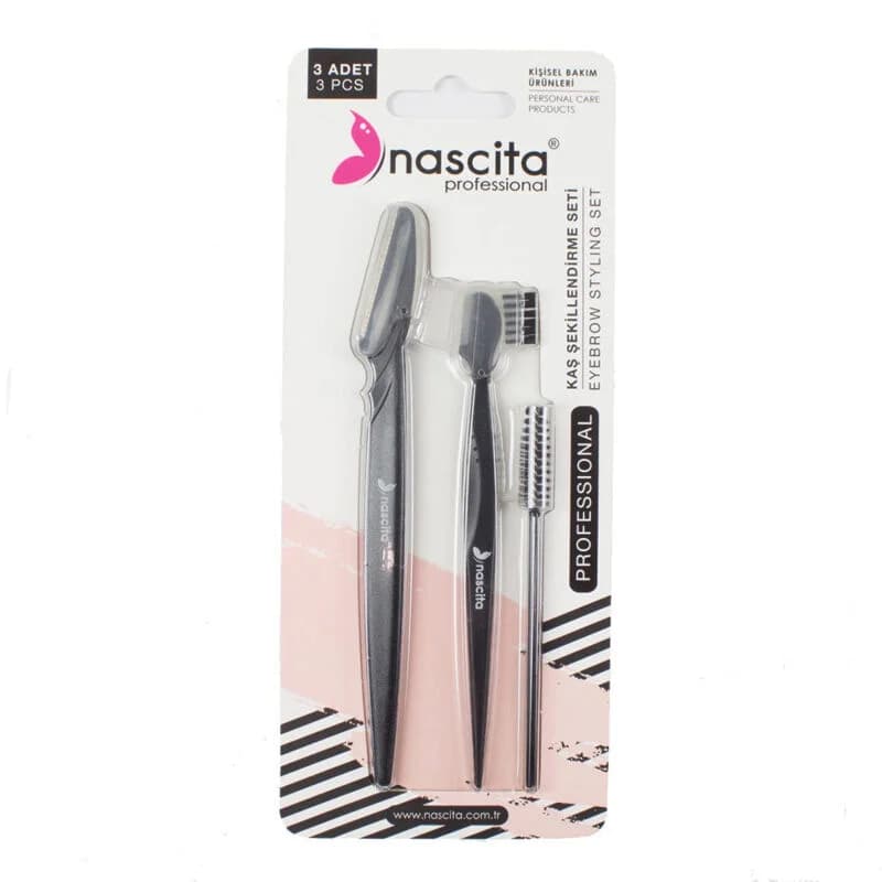 Nascita مجموعة تشكيل الحواجب ناسيتا من 3 قطع