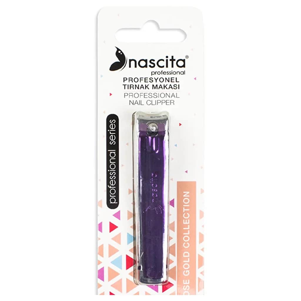 Nascita مقص أظافر ناسيتا بيربل كبير احترافي مقاس 18