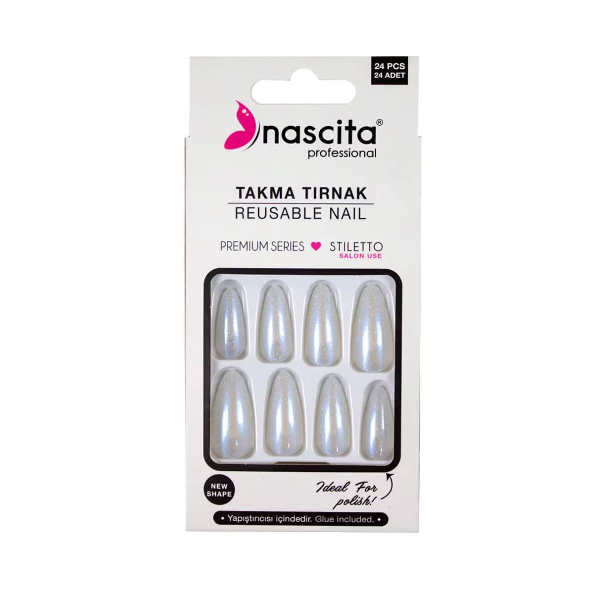 Nascita False Nails Pearl 24 pcs