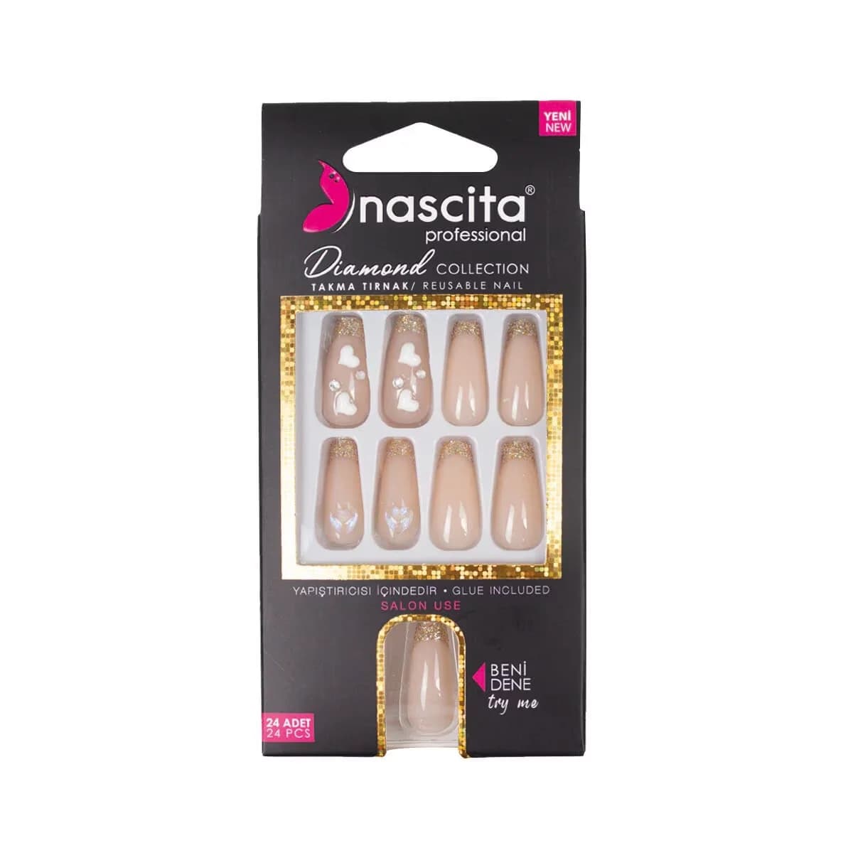 أظافر صناعية من ناسيتا 24 قطعة S255 Nascita