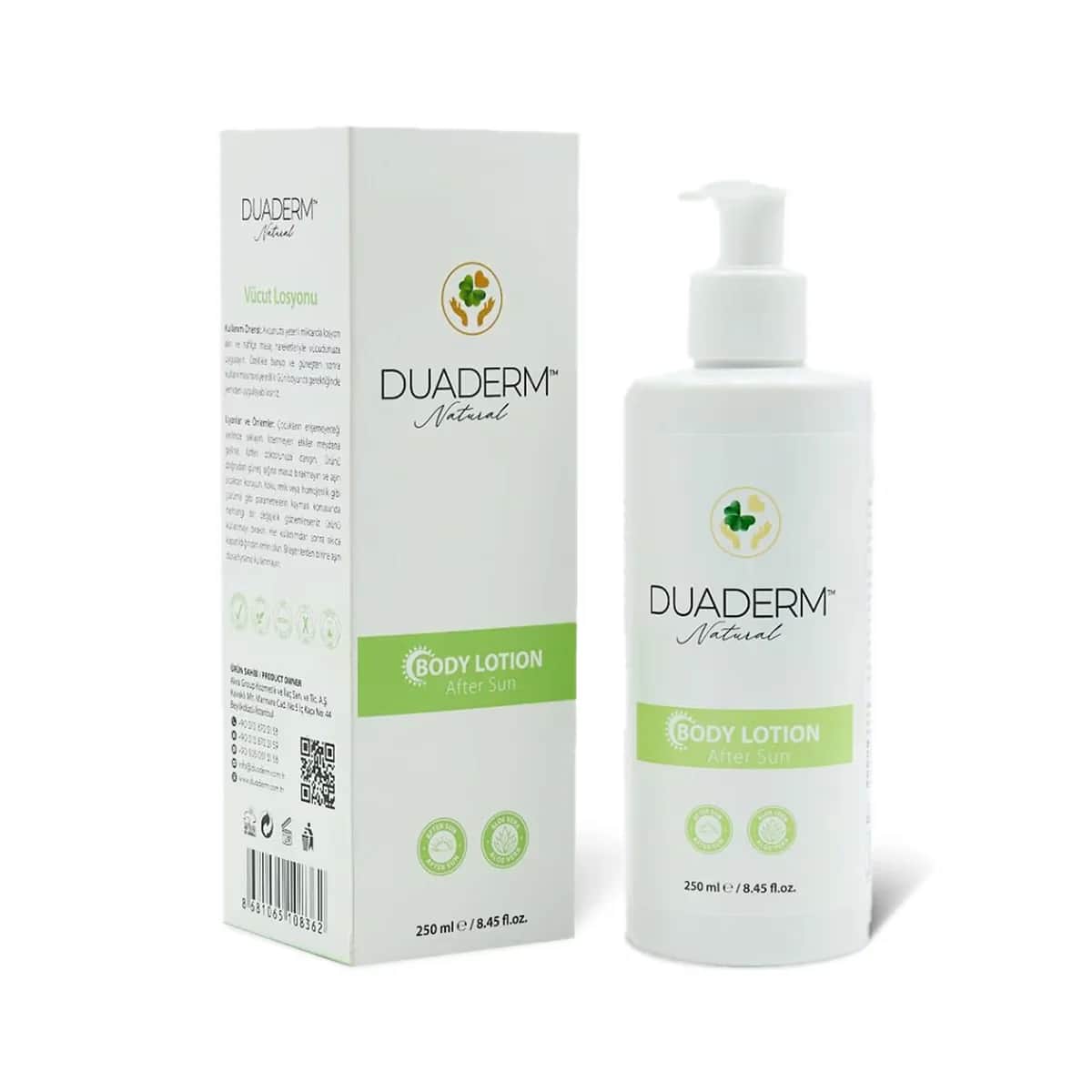 Duaderm دودرم لوشن للجسم بعد التعرض للشمس 250 مل