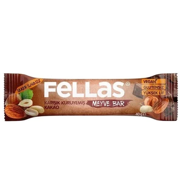 Fellas فيلاس فروت بار مكسرات مشكلة 40 غرام