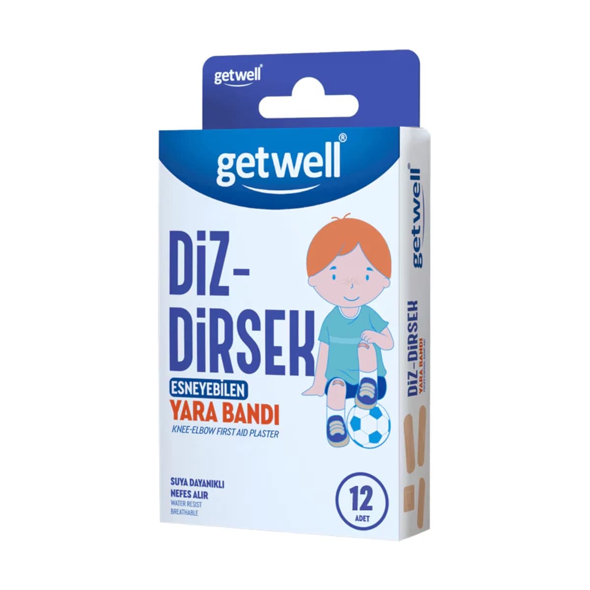 Getwell ضمادة جيتويل للركبة والكوع ١٢ قطعة