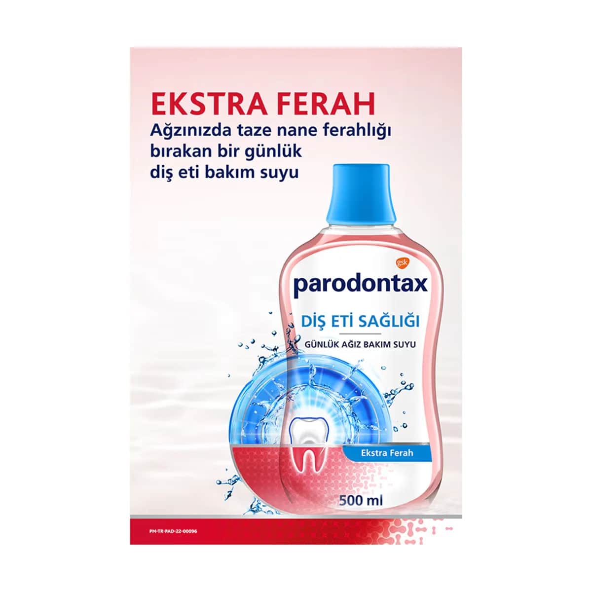 Parodontax غسول الفم بارودونتاكس إكسترا فريش ٥٠٠ مل