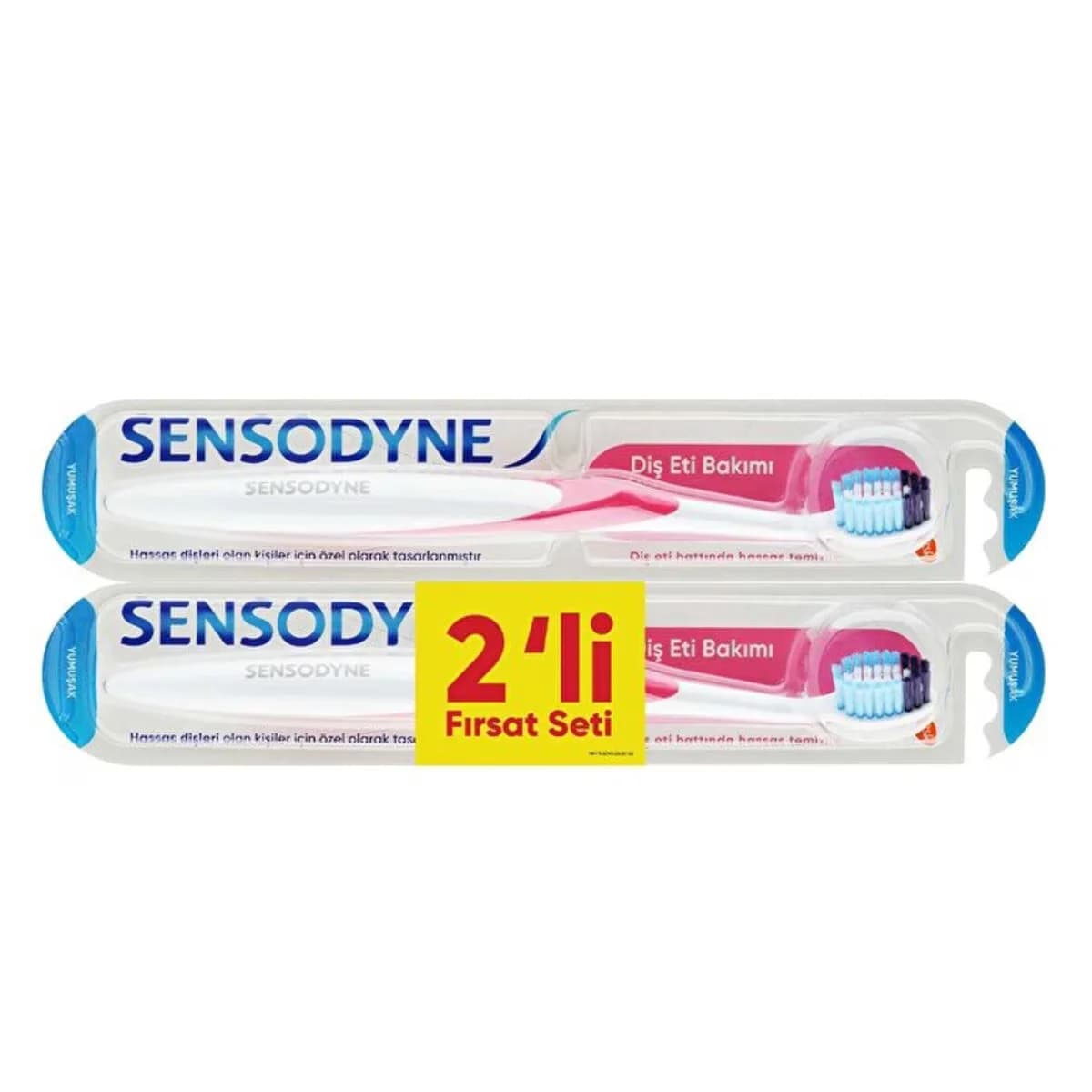 Sensodyne فرشاة أسنان سنسوداين للعناية باللثة 1+1