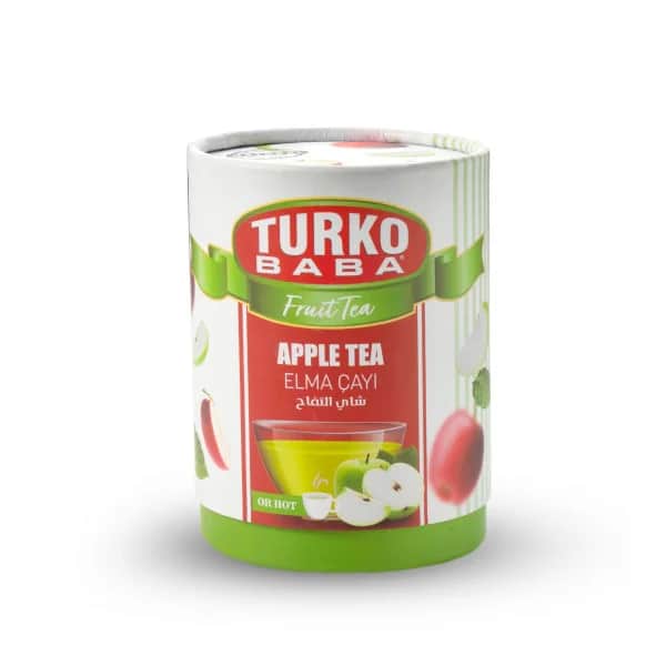Turko Baba شاي التفاح وقطع الفاكهة يشرب ساخن او بارد من تركو بابا 200 جرام