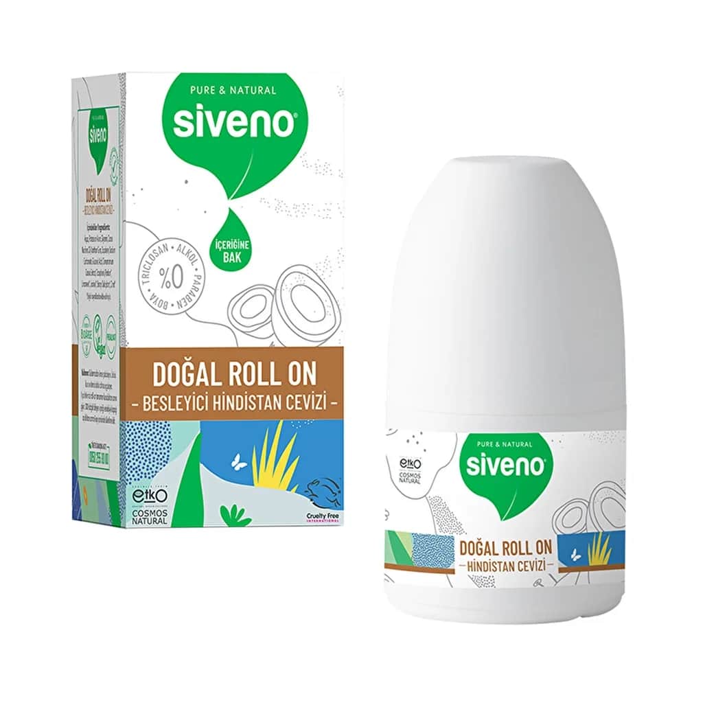 Siveno سيفينو رول أون بخلاصة جوز الهند المغذية الطبيعية ٥٠ مل