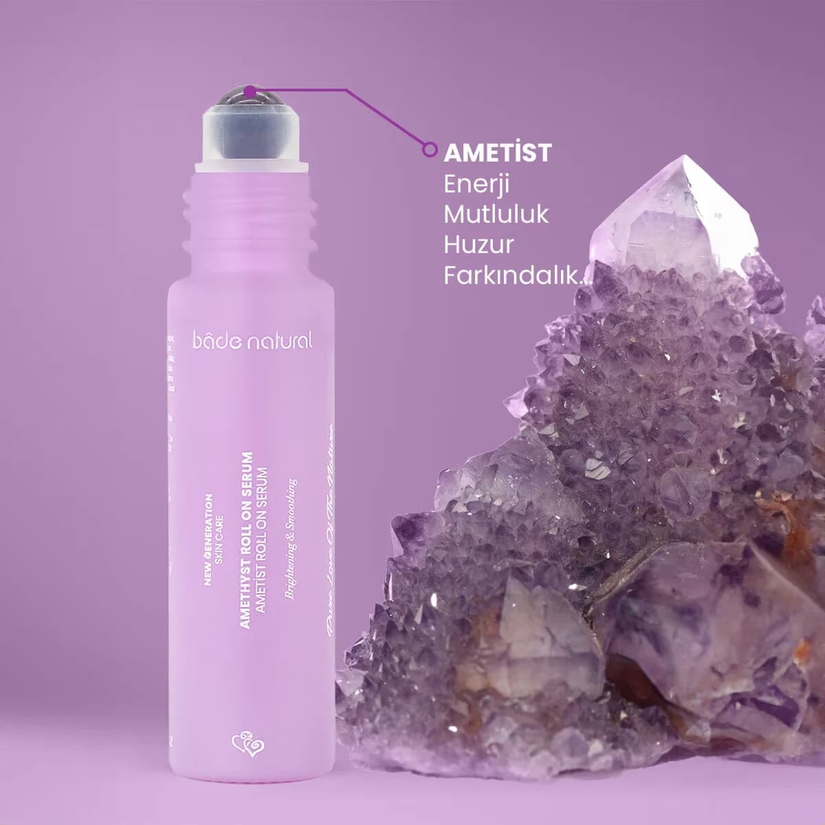 سيروم رول أون م purifying بالأميثيست 10 مل من باد ناتشورال Bade Natural