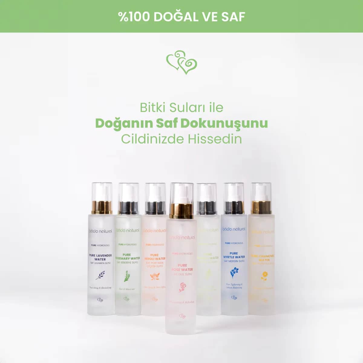 Bade Natural ماء الروزماري الطبيعي من بيد تونيك الشعر لنمو وحيوية 100 مل
