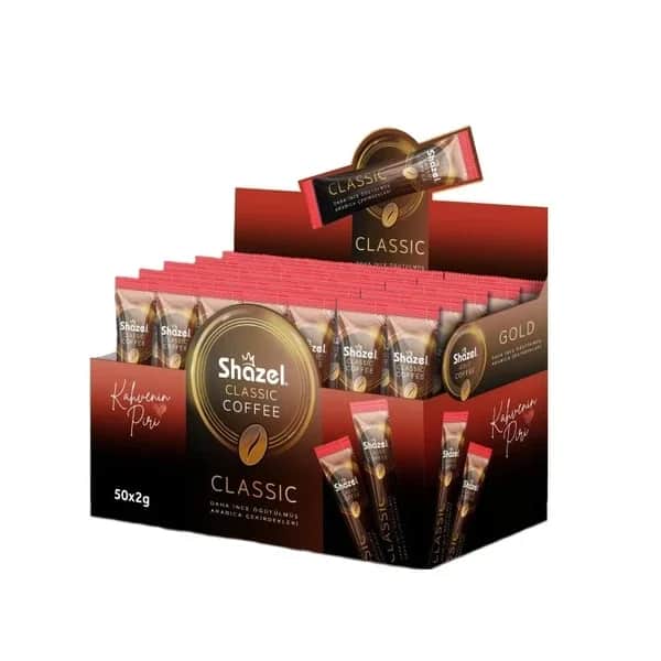 Shazel قهوة شازيل الكلاسيكية 2 غرام 50 قطعة