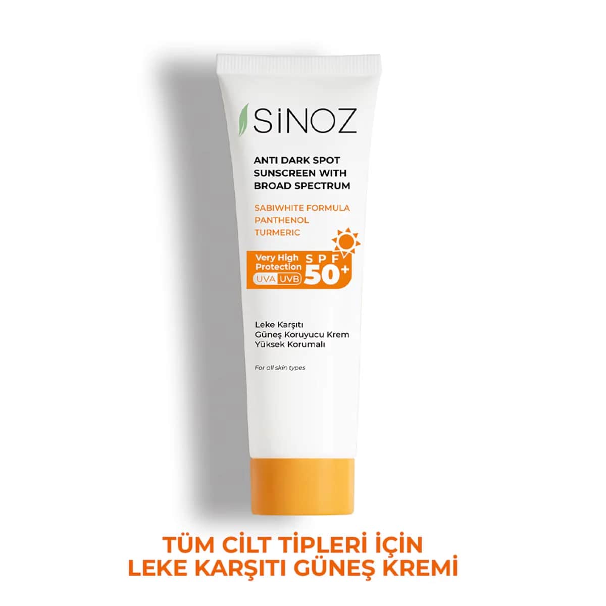 Sinoz كريم الوقاية من الشمس سينوز المضاد للبقع بعامل حماية 50+ 50 مل