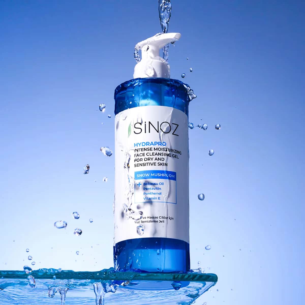 Sinoz Hydrapro Facial Cleansing Gel For Dry And Sensitive Skin 400 ml