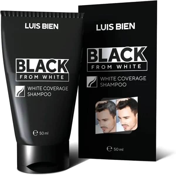 Luis Bien شامبو لويس بيان بلاك فروم وايت 50 مل