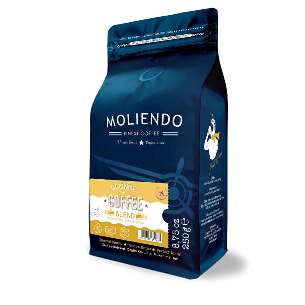 Moliendo قهوة موليندو بلوند بلند (حبوب قهوة) 250 غرام