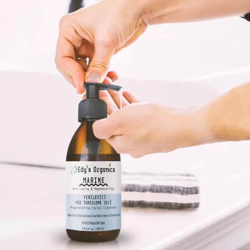 Edys Organics جل تنظيف الوجه المجدد البحري من إيديز أورجانيكس 200 مل
