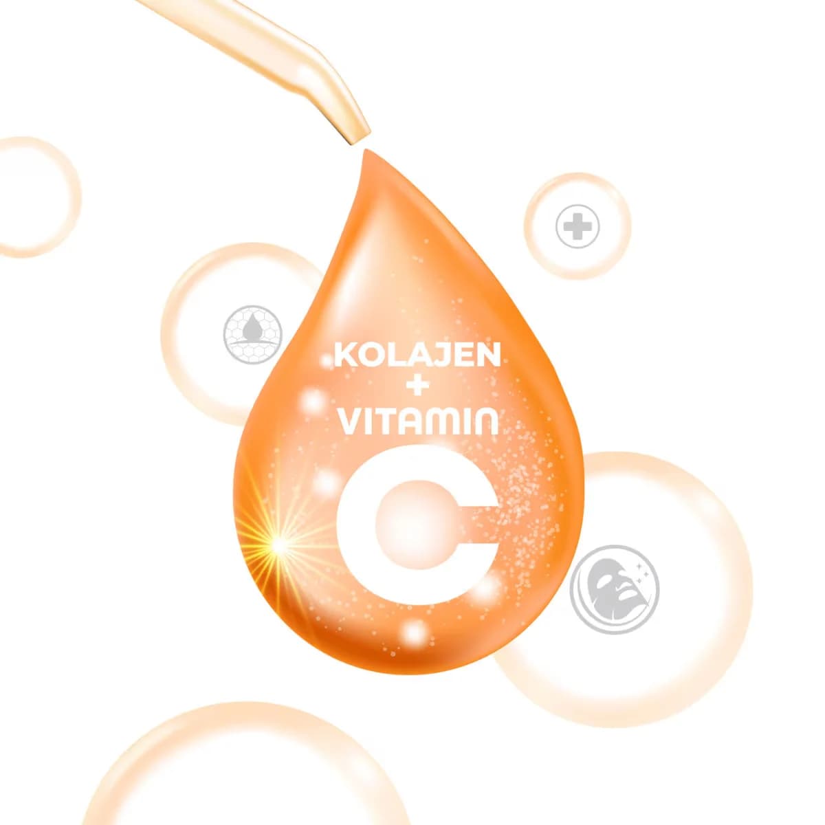 Derminix قناع ديرمينيكس الكولاجين وفيتامين سي قطعة واحدة