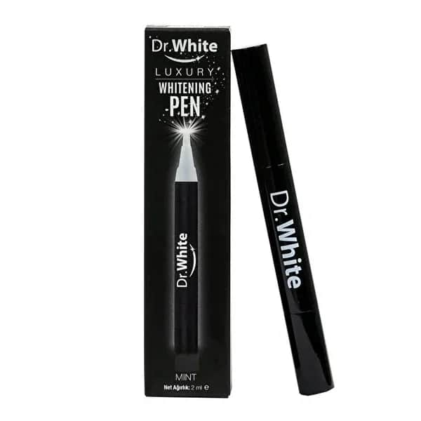 Dr. White قلم تبييض الأسنان دكتور وايت أسود 2 مل