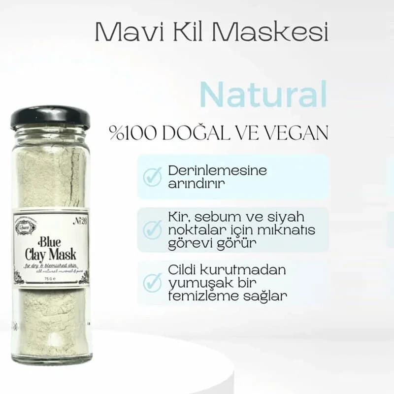 قناع الطين الأزرق R26 من روزس 75 جرام Rosece
