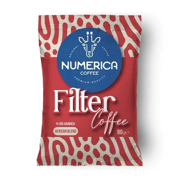 Numerica قهوة فلتر مزيج أفريقي من نوميريكا 80 جرام