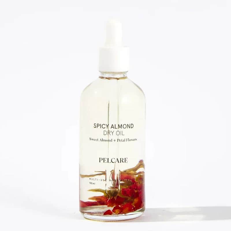 Pelcare زيت اللوز الحار الجاف من بيلكير 100 مل