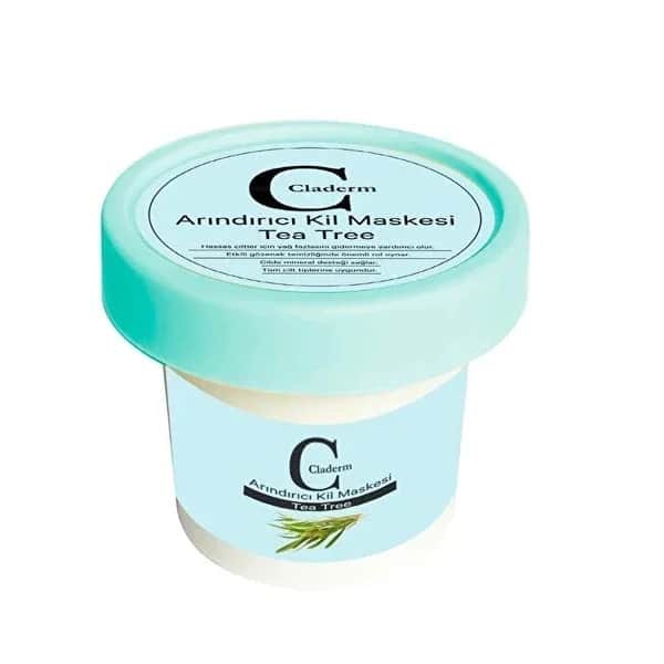 Claderm Tea Tree Oil Clay Mask 100ml - Acne & Oil Control