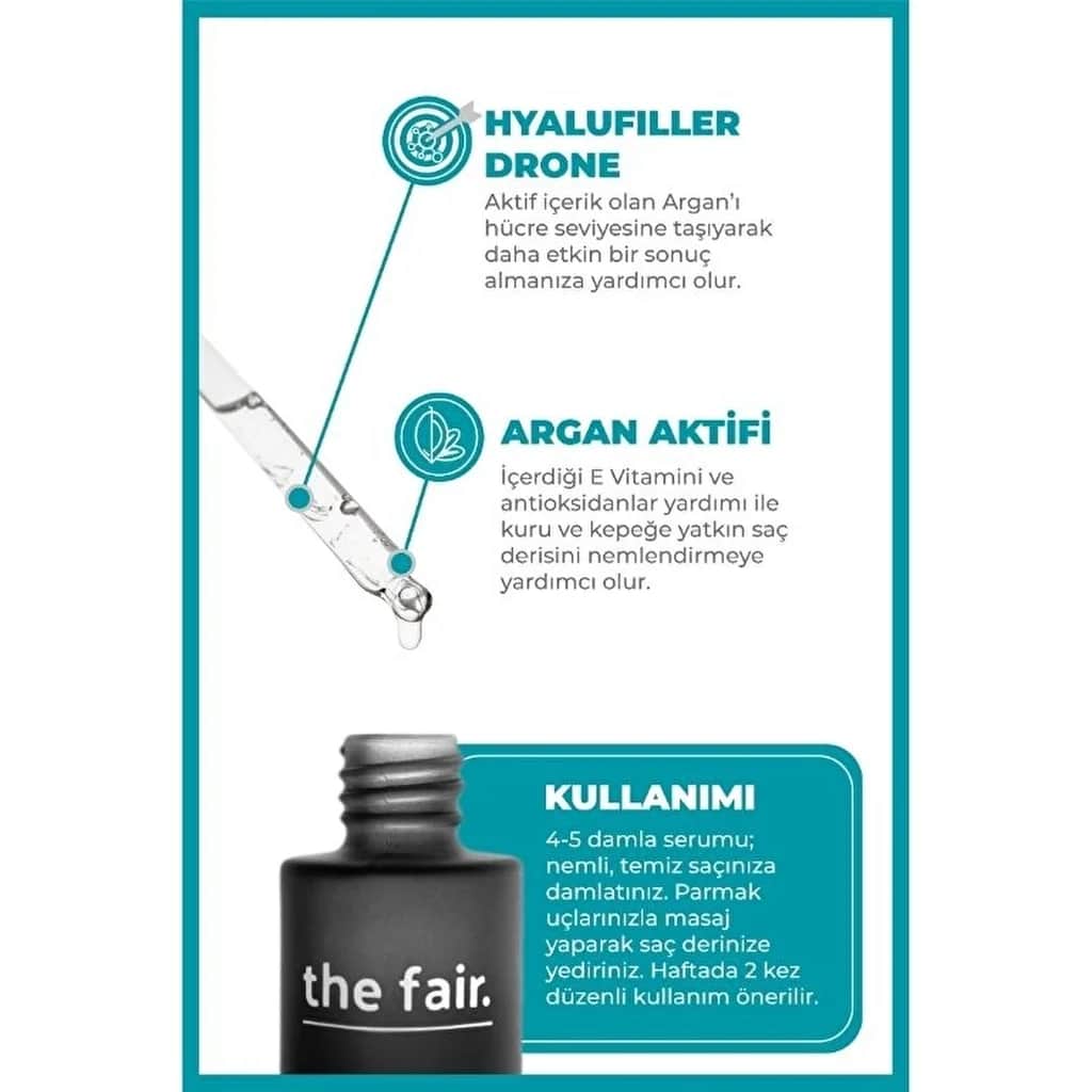 The Fair سيروم الشعر بالأرغان من ذا فير درون ٥٠ مل