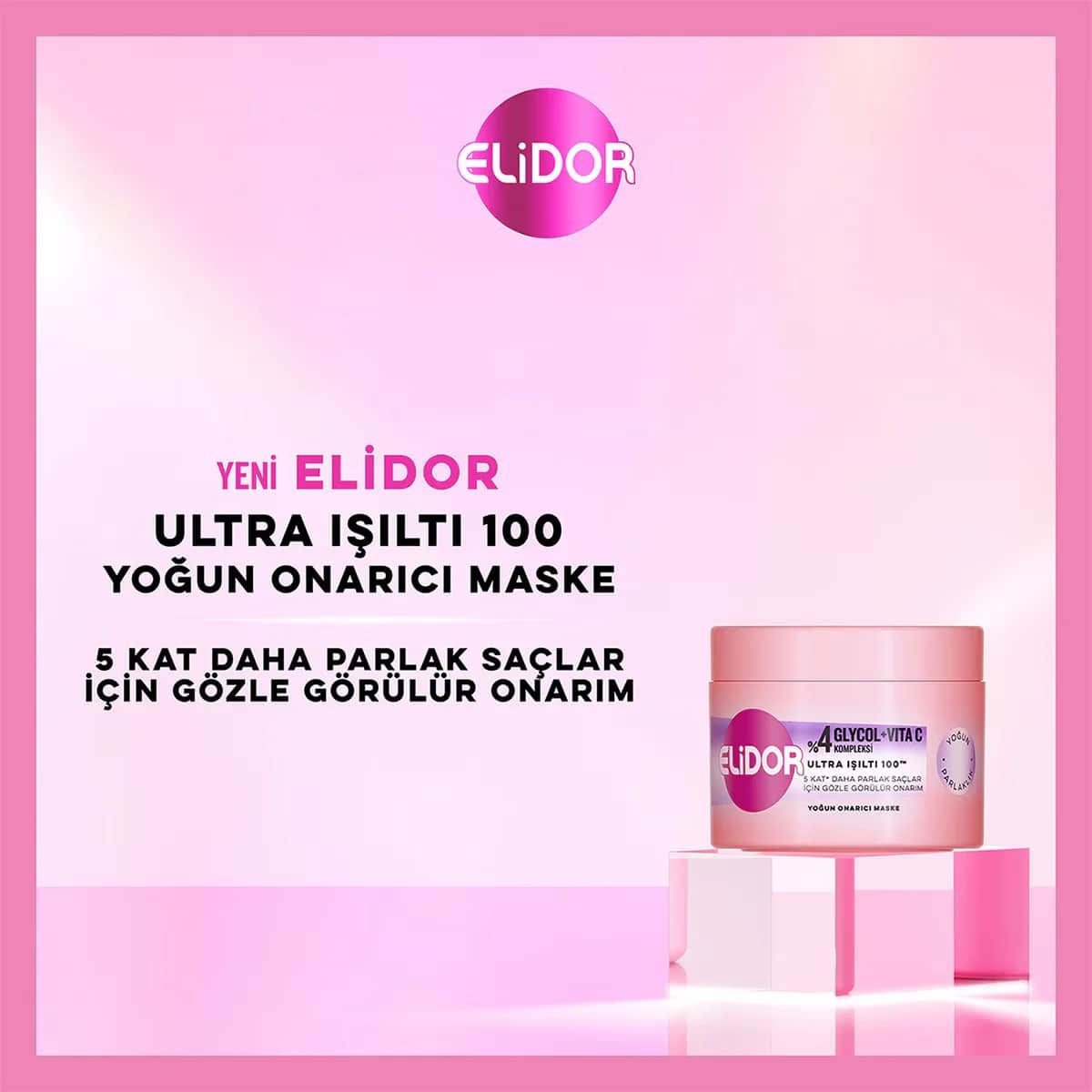 Elidor Intensive Repair Mask Ultra Shine Intensive Brightness 220 ml