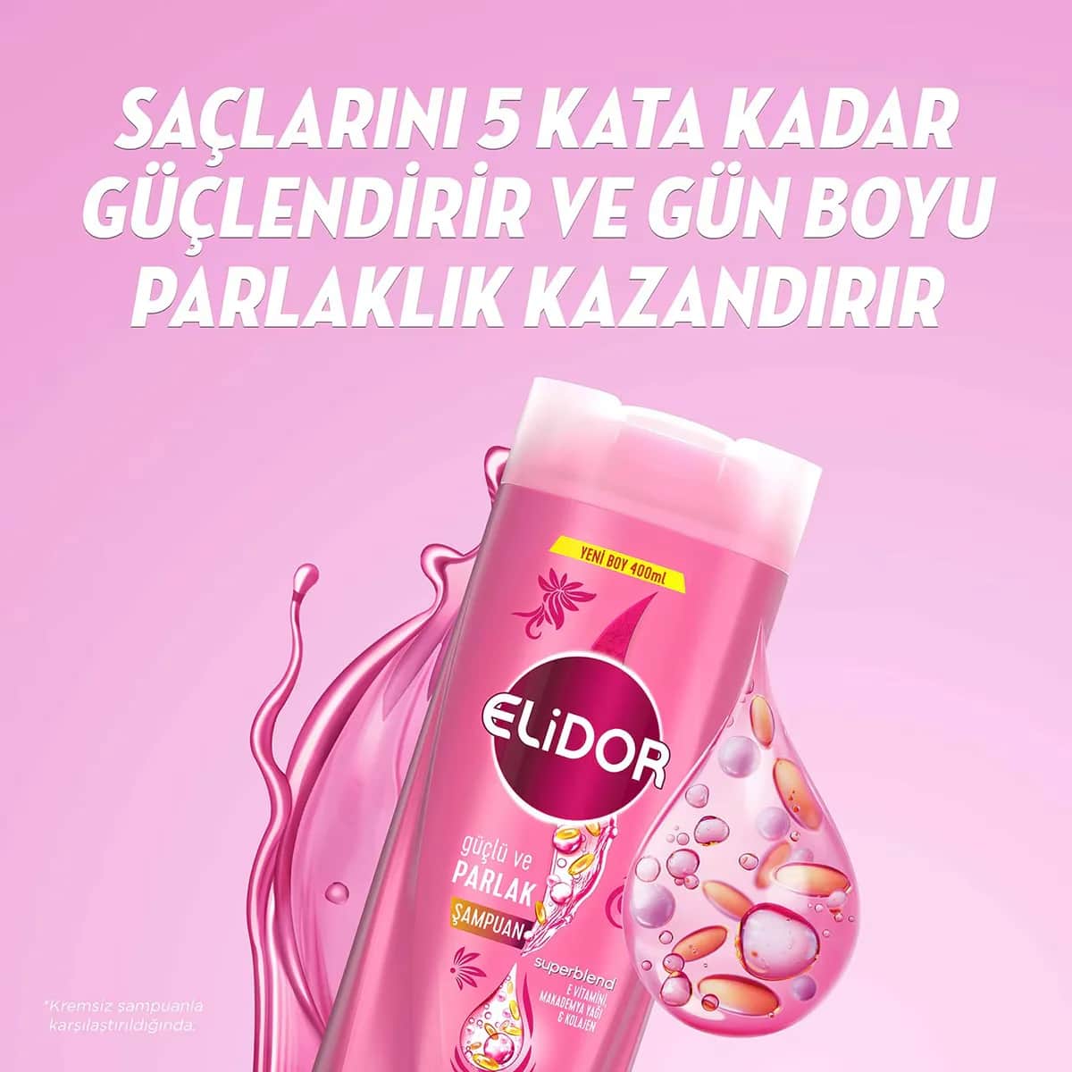 Elidor Shampoo Strong And Shiny 325 ml