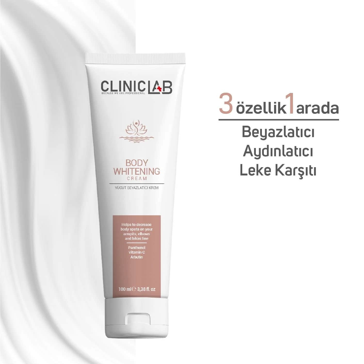 ClinicLab كريم تبيض وتفتيج المناطق الحساسة والجسم من كلينك لاب 100 مل