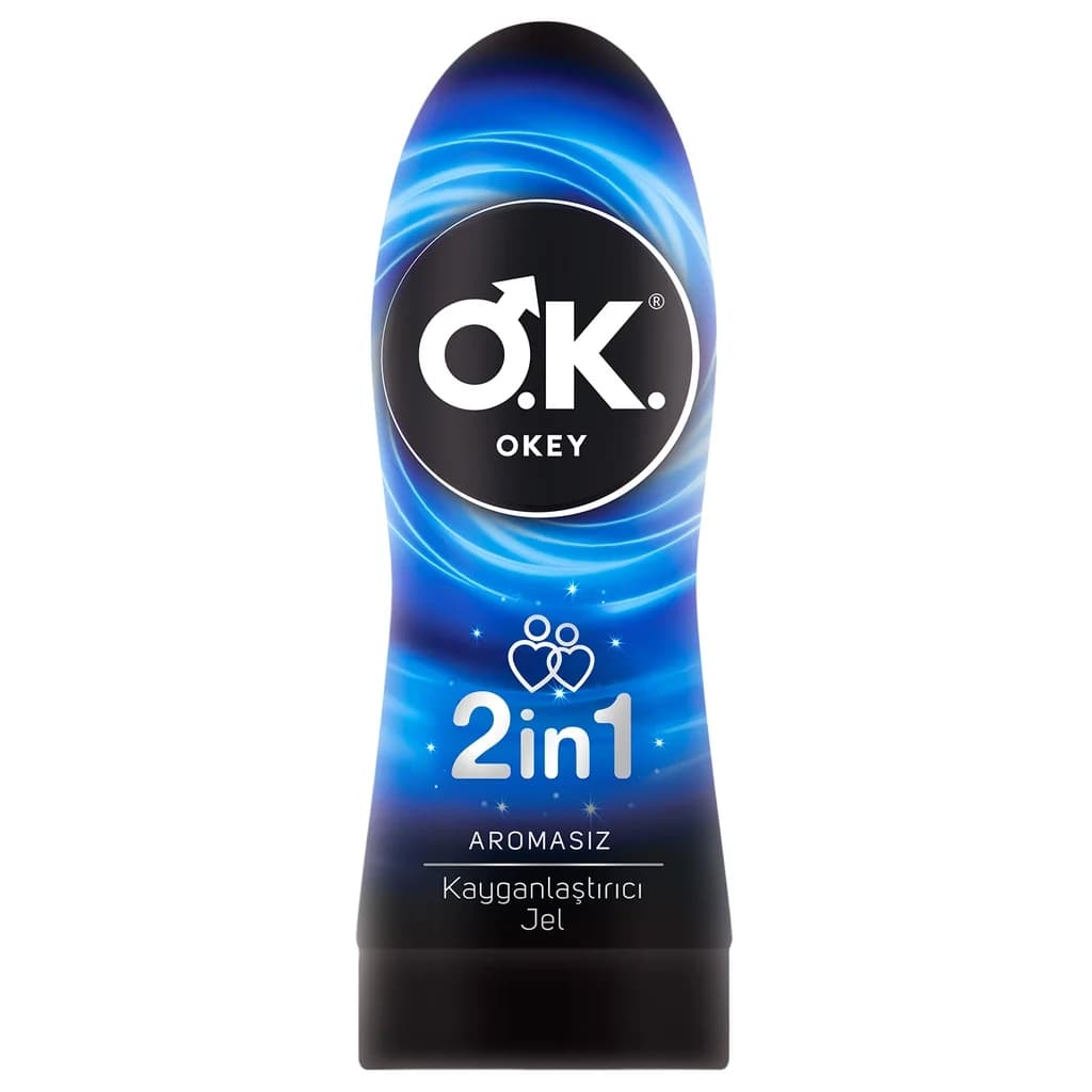 Okey أوكي 2 في 1 زيت تشحيم بدون نكهة 200 مل