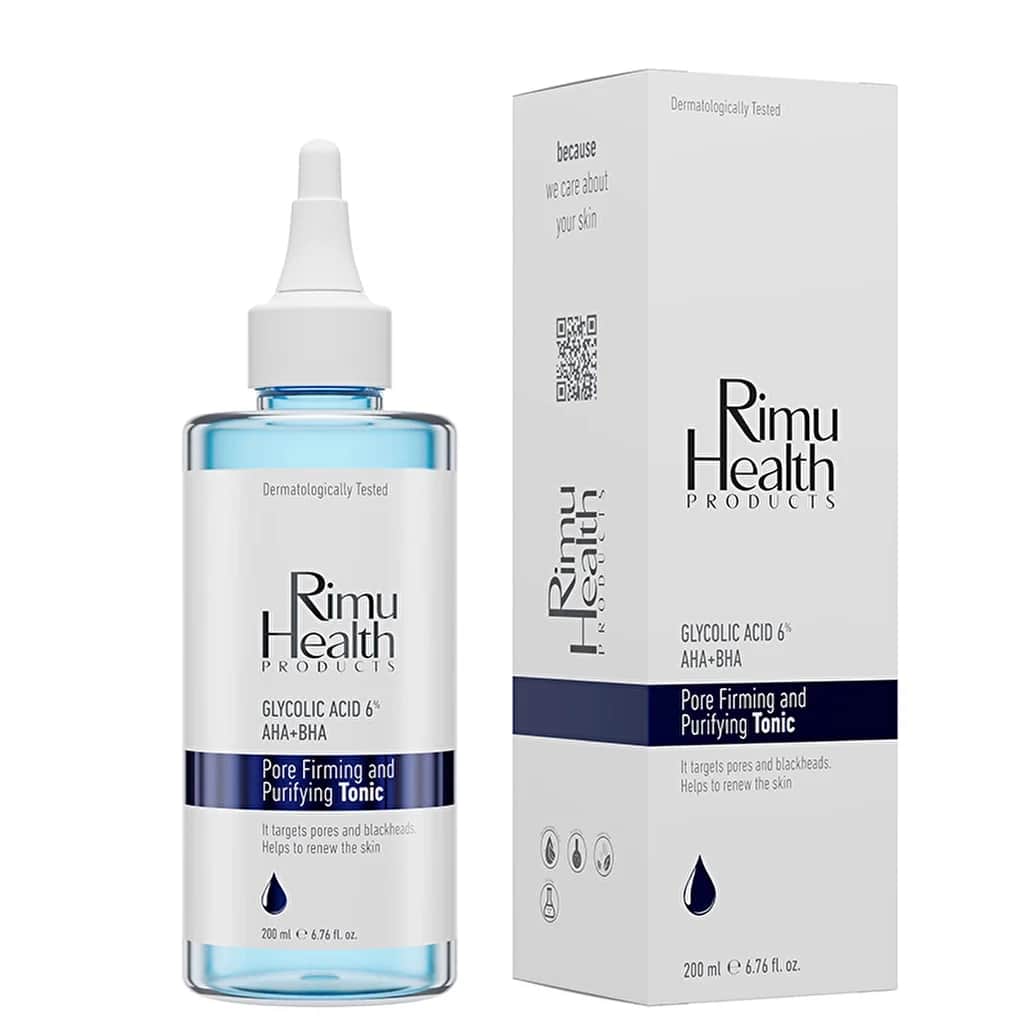 Rimu Health تونر حمض الجليكوليك لشد المسام من ريمو هيلث 200 مل