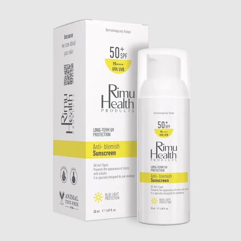 Rimu Health Brightening Sunscreen For Blemished Skin Spf50+ 50 ml