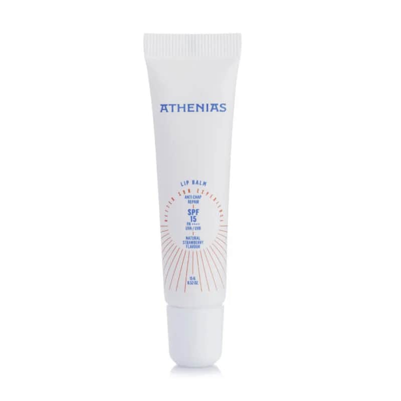 Athenias مرطب شفاه أثينياس بعامل حماية من الشمس 15، 15 غرام