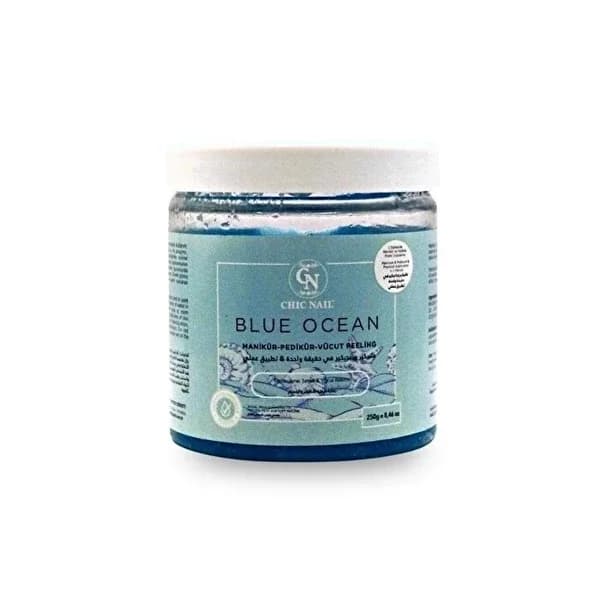 Chic Nail Manicure Pedicure and Body Peeling Blue Ocean 250 gr