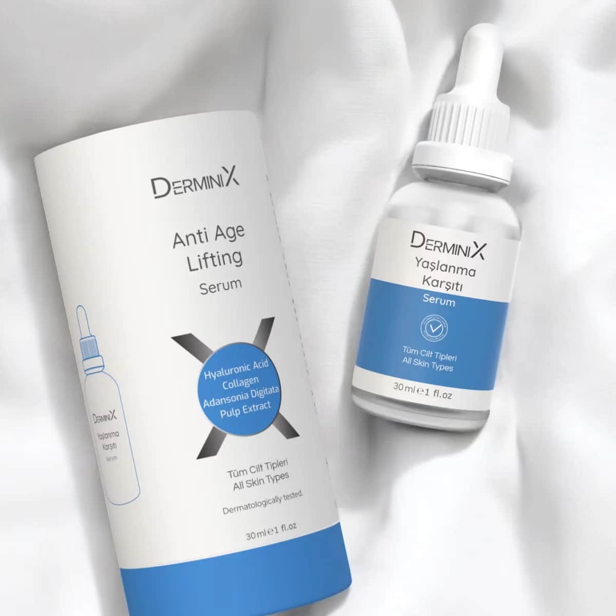 Derminix سيروم ديرمينيكس لشد البشرة ومحاربة علامات التقدم في السن 30 مل