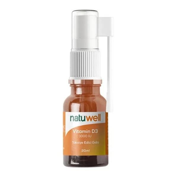Natuwell قطرات ناتويل دي 3 1000 وحدة دولية 20 مل