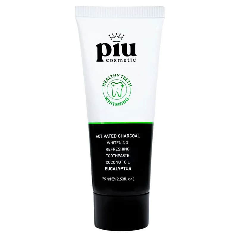 Piu Cosmetic معجون أسنان بيو كوزماتيك بالكربون النشط 75 مل