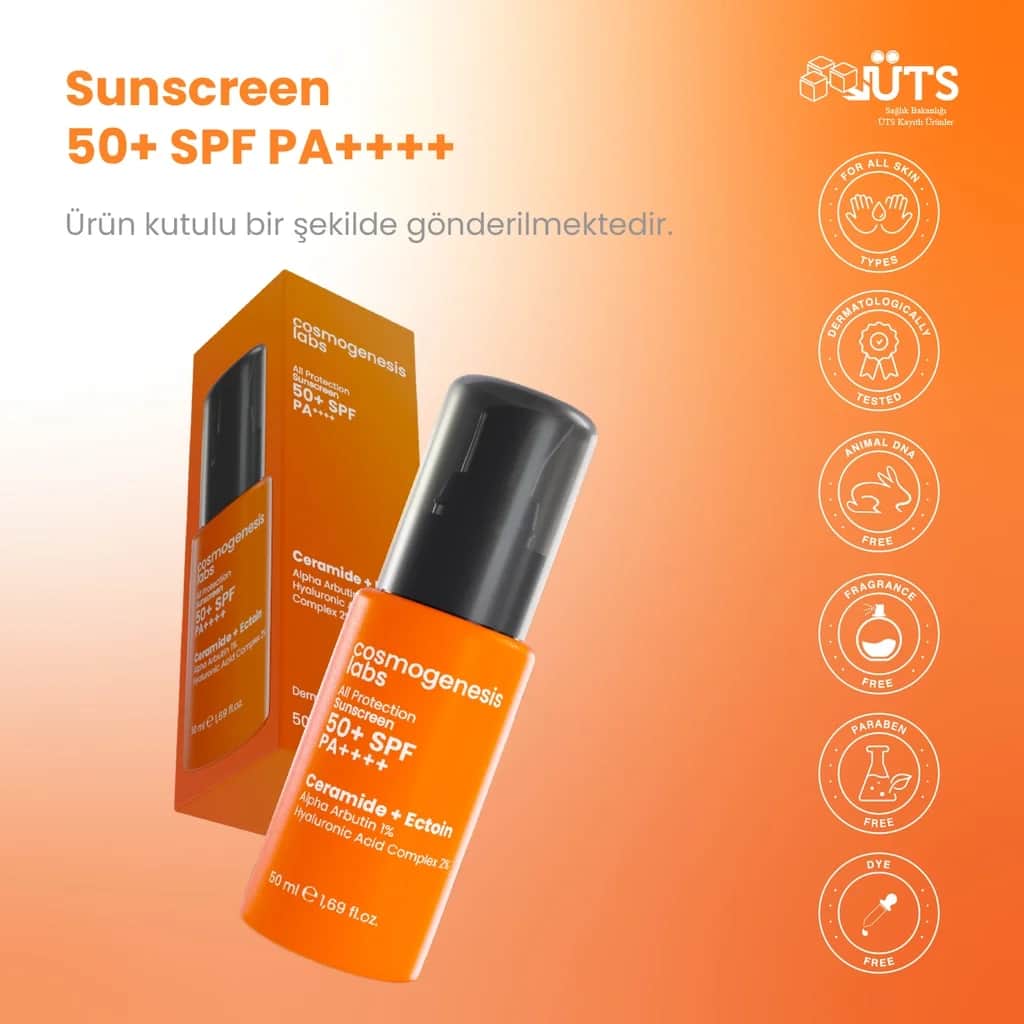 كريم واقي الشمس SPF50+ 50 مل من كوزموجينيسيس لابز Cosmogenesis Labs