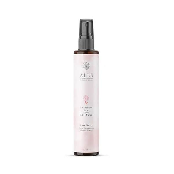 Alls Biocosmetics ماء الورد الطبيعي من ألز بيوكوزميتكس، 140 مل نقي ومنعش