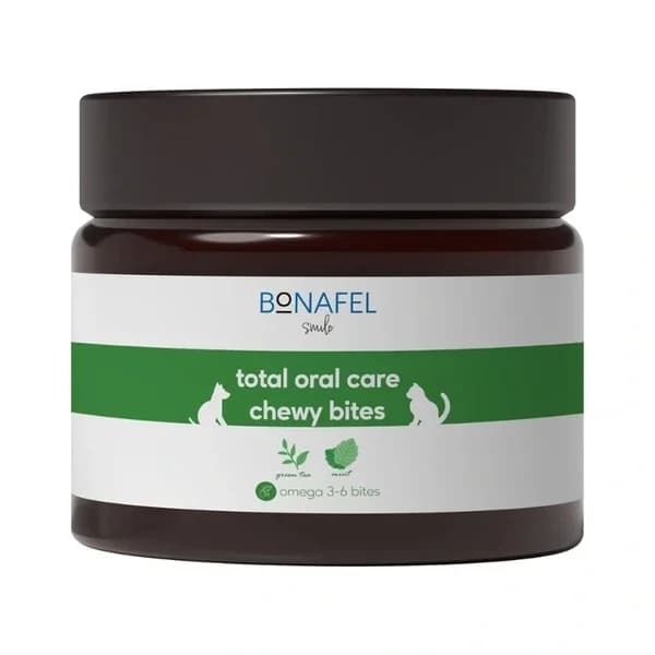 Bonafel أقراص بونافيل للمضغ للقطط والكلاب تعزيز صحة الفم