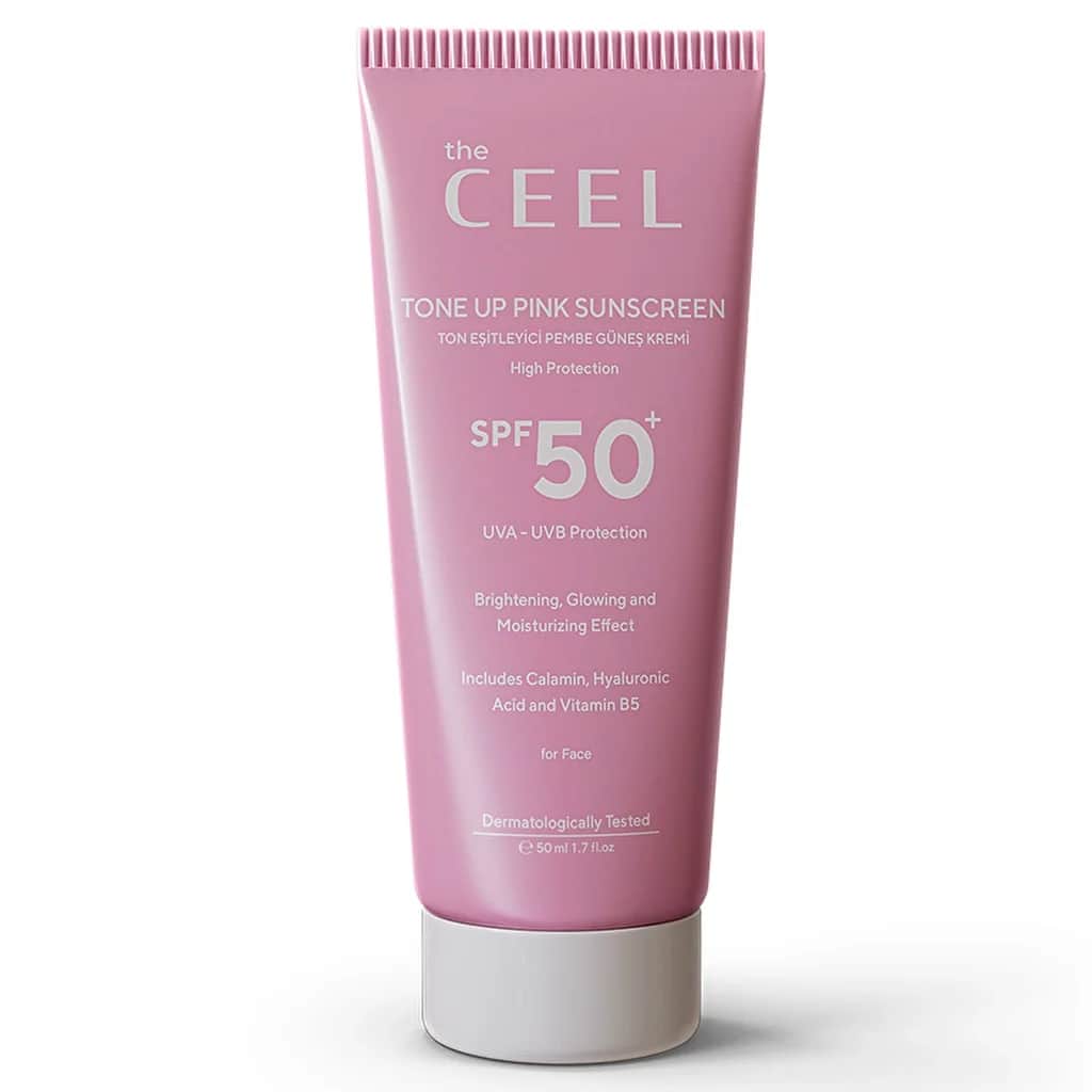 The Ceel واقي الشمس ذا سيل تون إيكوالايزر بعامل حماية من الشمس 50 وردي 50 مل