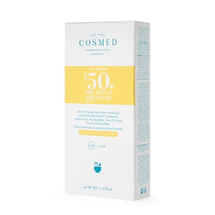 كريم جل كوسمد صن إيسينشال SPF50+ لمسة جافة 40 مل Cosmed