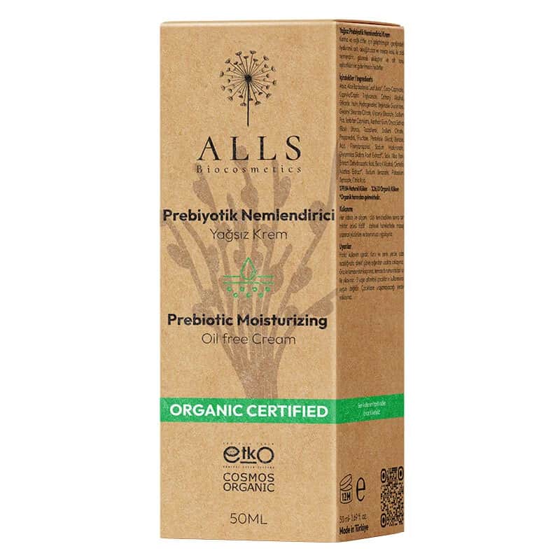 كريم مرطب خالي من الزيت مع بروبيوتيك عضوي 50 مل من أولز بيوكوزمتيكس Alls Biocosmetics