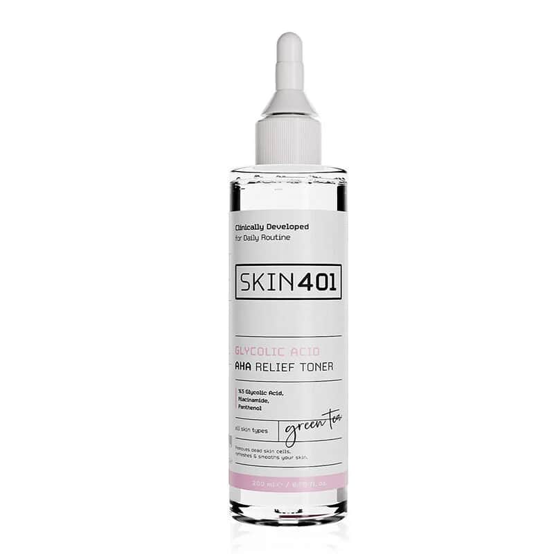 تونر حمض الجليكوليك AHA 200 مل من سكين 401 Skin401