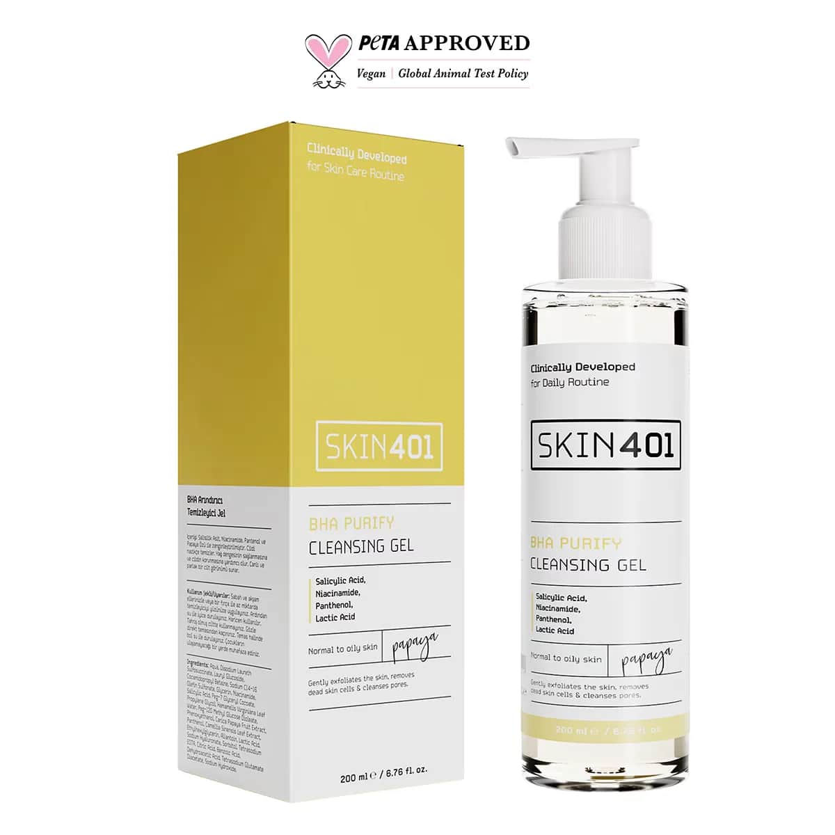 Skin401 bha Purify Cleansing Gel 200 ml